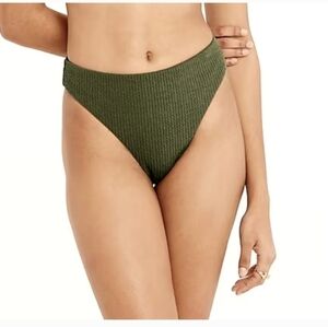 J. Crew Women's Size Small Textured High Bikini Bottoms